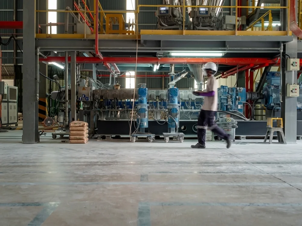 Zaneco production facility floor in Keramat Pulai, Perak