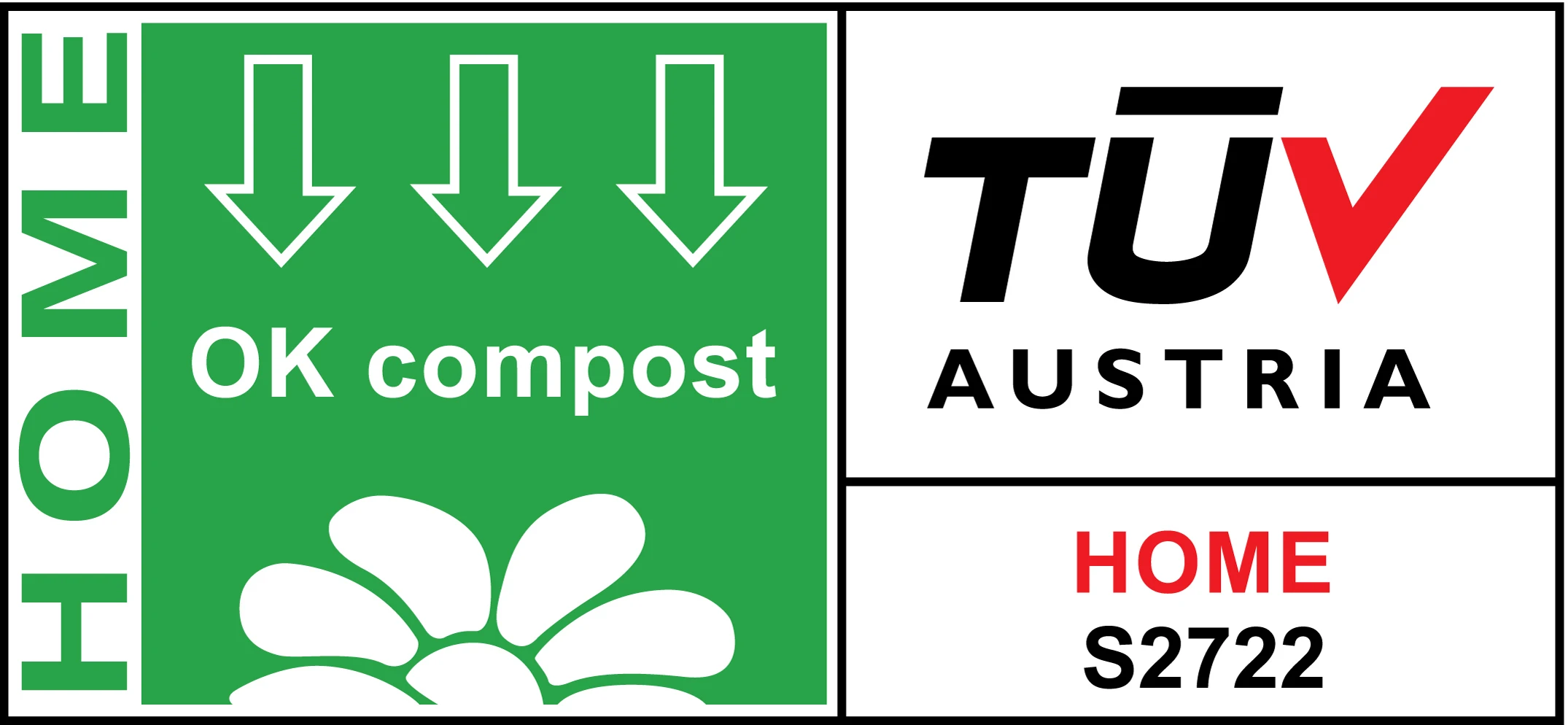 TUV Austria OK Home Compost certification mark