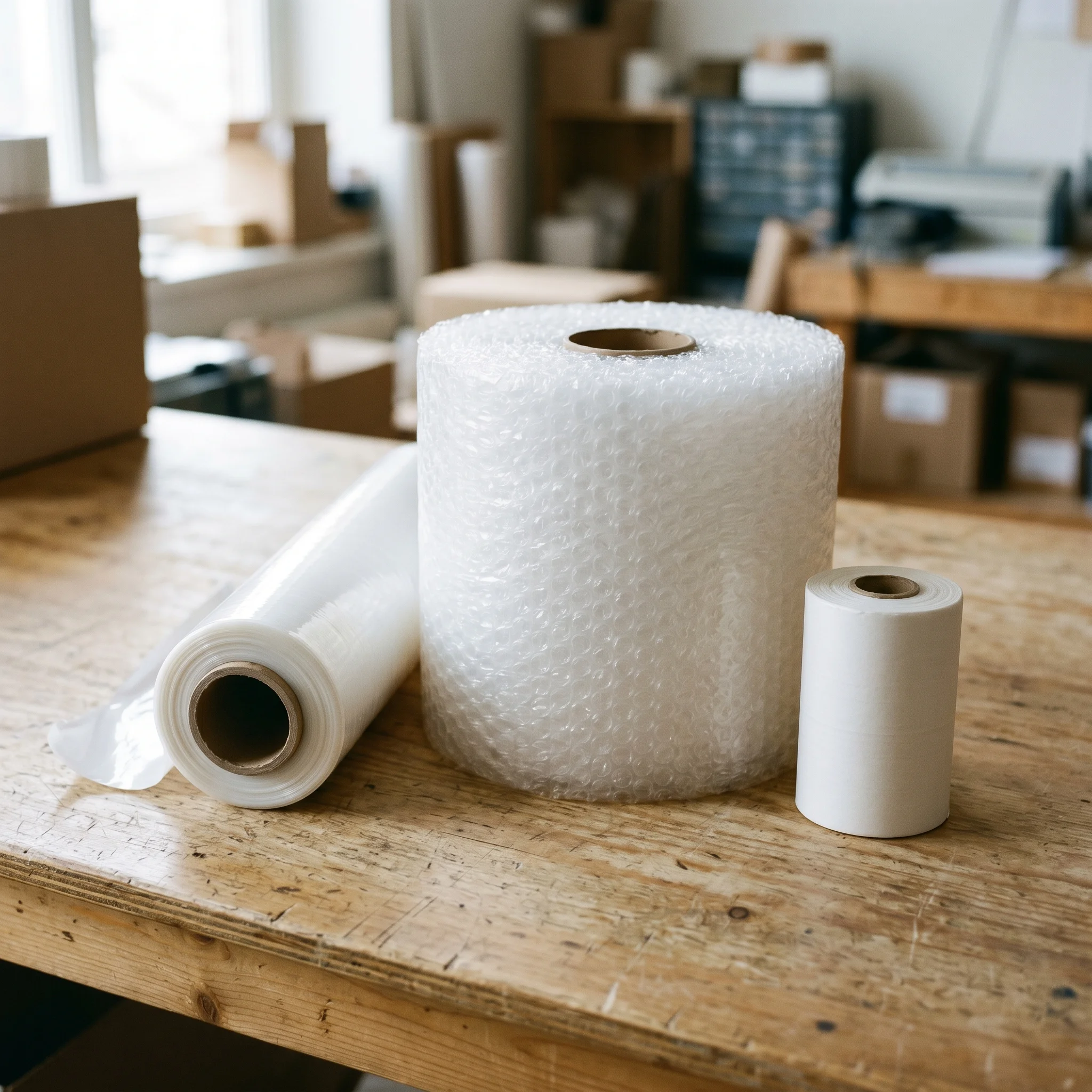 Compostable flexible stretch and wrapping films