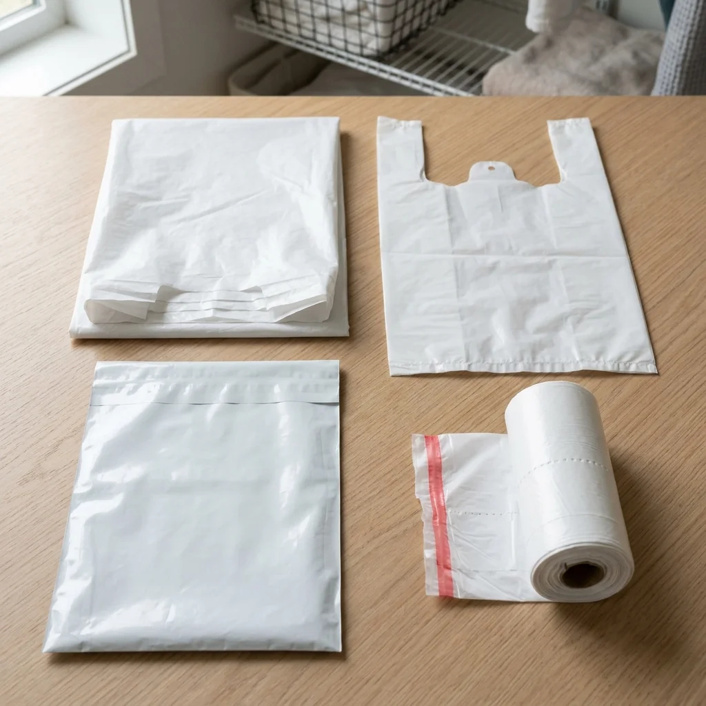 Eco-friendly compostable shopping and courier bags